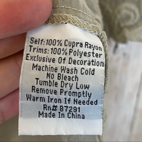 Johnny Was Eyelet Embroidered Tie‎ Front Tunic - Picture 10 of 10